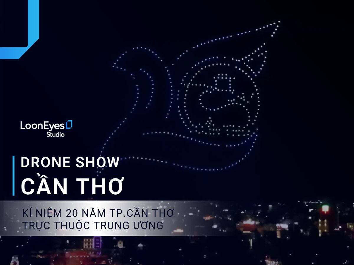 Spectacular Drone Show Celebrates 20 Years of Can Tho City