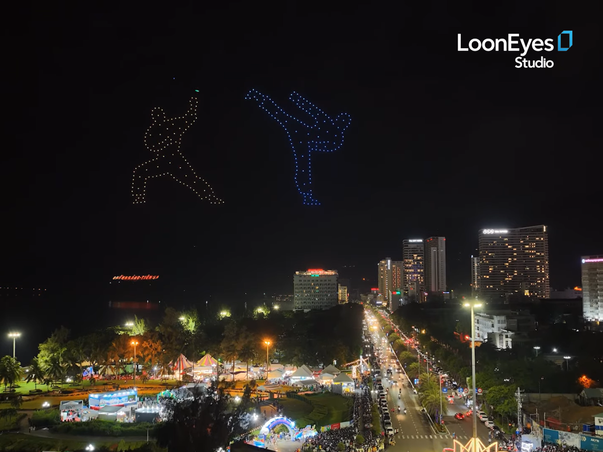500-Drone Show Recreates Traditional Martial Arts