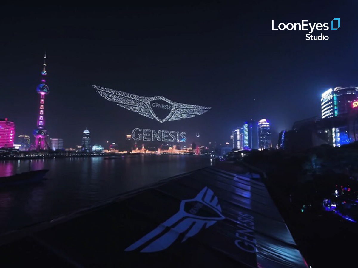 Genesis Debuts in China with a Spectacular Drone Show