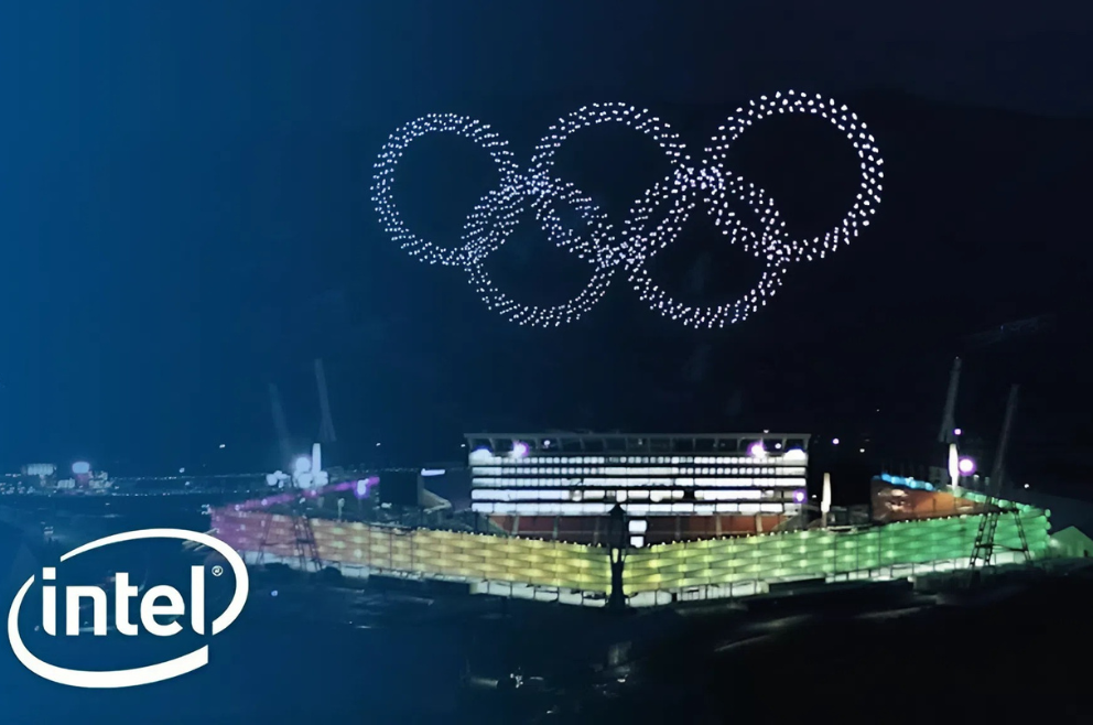 ギネス世界記録：2018年平昌オリンピック開会式での1218機のドローンによる空中パフォーマンス