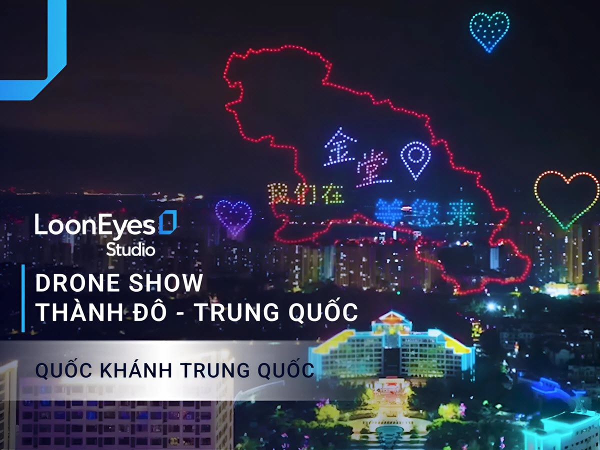 816 Drones Illuminate Jintang - A Signature Performance Celebrating China’s National Day