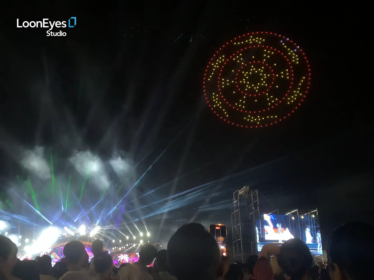 Vung Tau Drone Light Show 2025 – 500 Drones Illuminate the 50th Anniversary of Vietnam’s Reunification