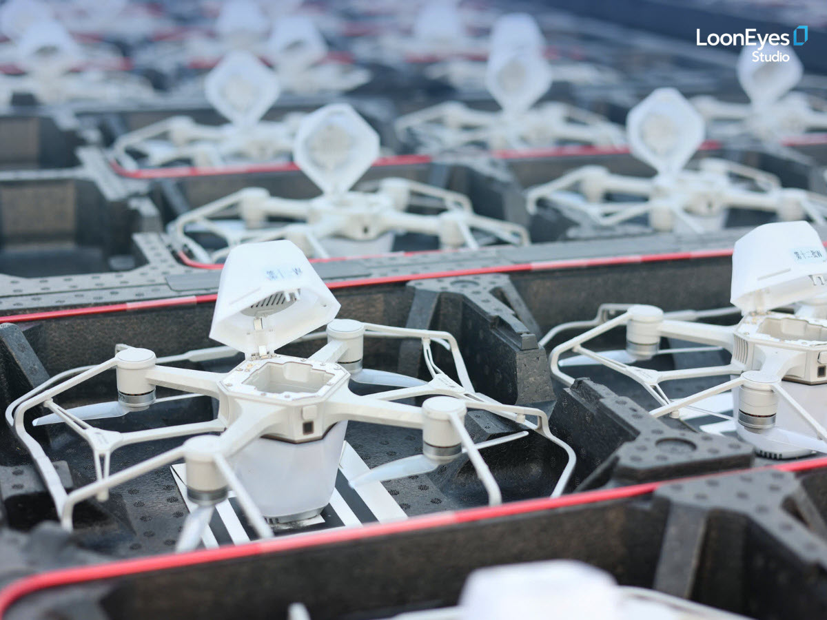How Drone Light Shows Work