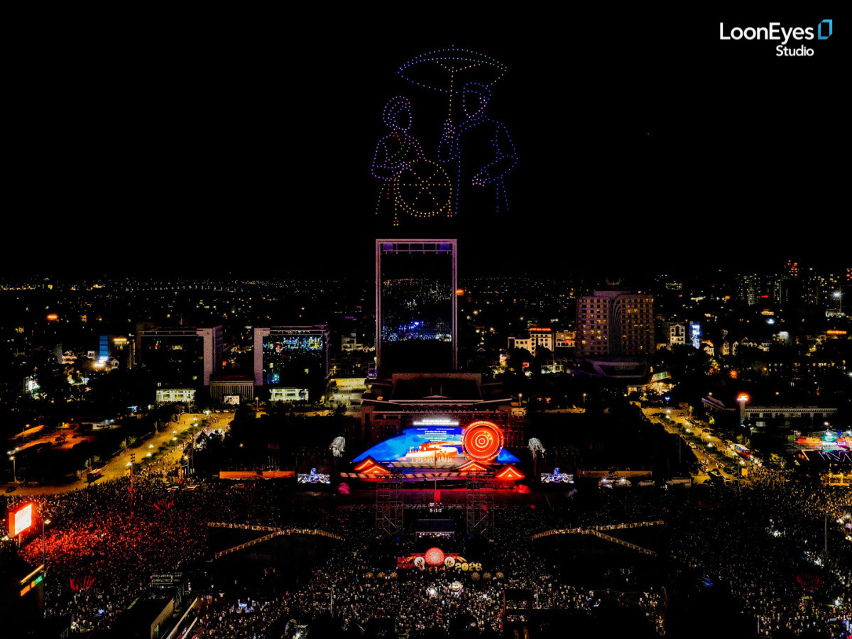 Drone Show For Cultural Festival In Bac Ninh: 500 Drones Recreate Vietnam’s Heritage Flow At UNESCO 2026 Ceremony